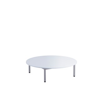 Lekebord 12:38 HPL Ø120 cm sølv