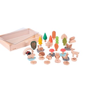 Lekefigurer eventyrskog