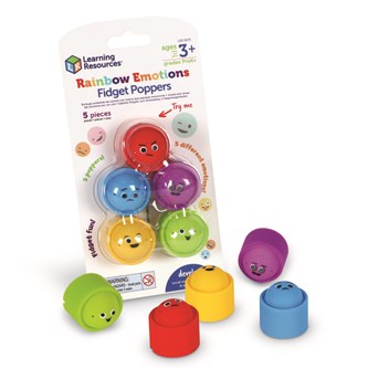 Fidget poppers følelser 5 stk