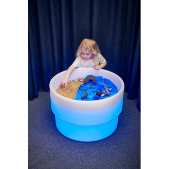 Sensorisk sand- og vannlekebord