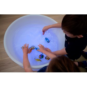 Sensorisk sand- og vannlekebord