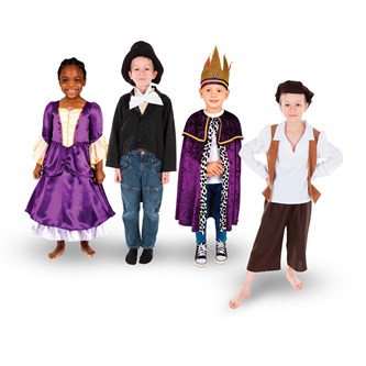 Utkledningsdrakter viktorianske 5 stk