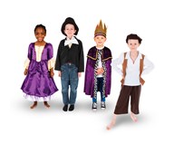 Utkledningsdrakter viktorianske 5 stk