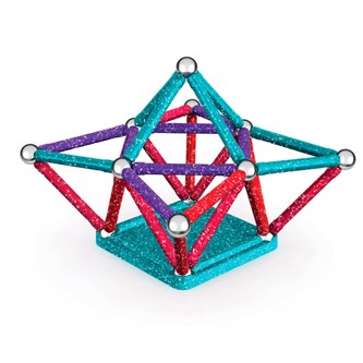 Geomag glitter 60 deler