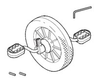 Reservedel Winther Framhjul