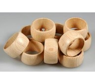 Serviettring i tre, 20-pack