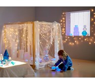 Lysdraperi hvit 2x1,5 m