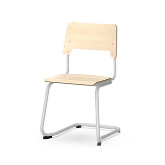 Stol Como FSC C sh45 cm stort sete sølv