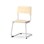 Stol Como FSC C sh45 cm stort sete sølv
