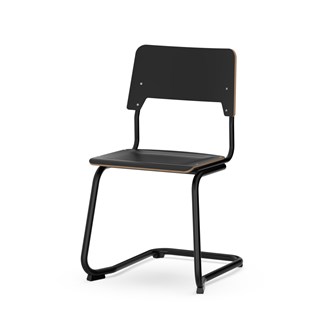 Stol Como FSC C sh45 cm stort sete svart