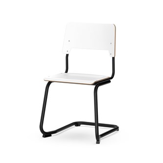 Stol Como FSC C sh45 cm stort sete svart