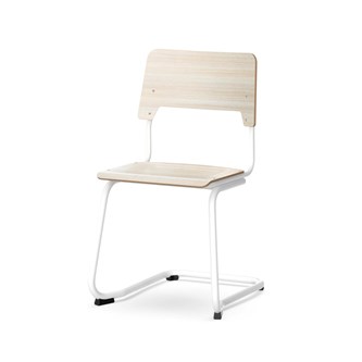 Stol Como FSC C sh45 cm stort sete hvit