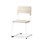 Stol Como FSC C sh45 cm stort sete hvit