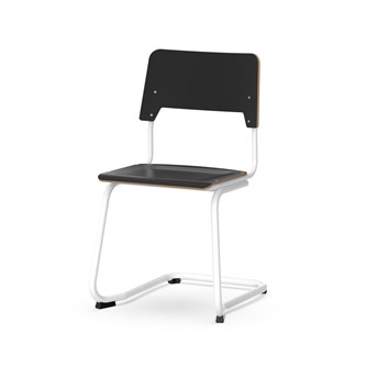 Stol Como FSC C sh45 cm stort sete hvit
