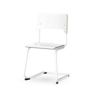 Stol Como FSC C sh45 cm stort sete hvit