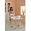 Stol Como FSC C sh45 cm stort sete hvit