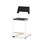 Stol Como FSC C sh50 cm medium sete hvit