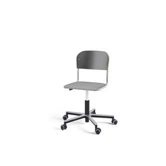 Stol Matte FSC gas Alu hjul LS sølv