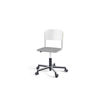 Stol Matte FSC gas Alu hjul LS sølv