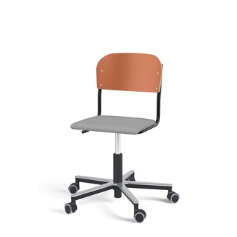 Stol Matte FSC gas Alu hjul LS svart