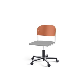 Stol Matte FSC gas Alu hjul SS sølv