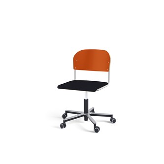 Stol Matte FSC gas Alu hjul SS sølv
