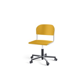 Stol Matte FSC gas Alu hjul SS sølv