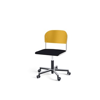 Stol Matte FSC gas Alu hjul SS sølv