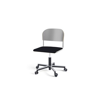 Stol Matte FSC gas Alu hjul SS sølv