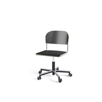 Stol Matte FSC gas Alu hjul SS sølv