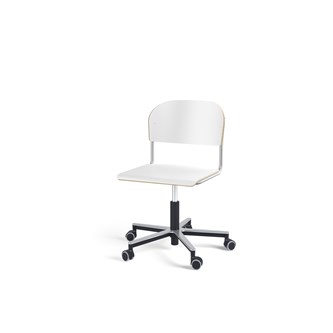 Stol Matte FSC gas Alu hjul SS sølv