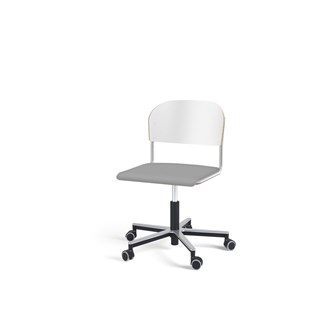 Stol Matte FSC gas Alu hjul SS sølv