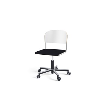 Stol Matte FSC gas Alu hjul SS sølv
