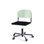 Stol Matte FSC gas Alu hjul SS svart