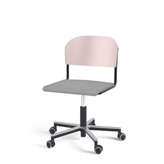 Stol Matte FSC gas Alu hjul SS svart