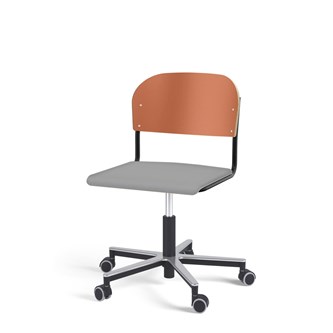 Stol Matte FSC gas Alu hjul SS svart