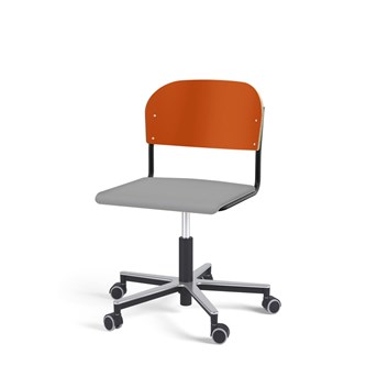 Stol Matte FSC gas Alu hjul SS svart