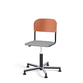 Stol Matte FSC gas Alu glidefot LS svart