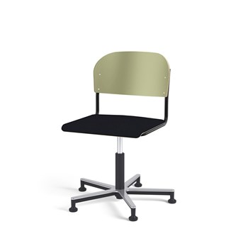 Stol Matte FSC gas Alu glidefot SS svart