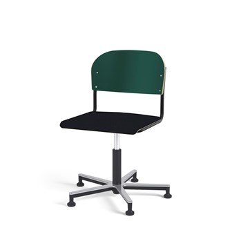 Stol Matte FSC gas Alu glidefot SS svart