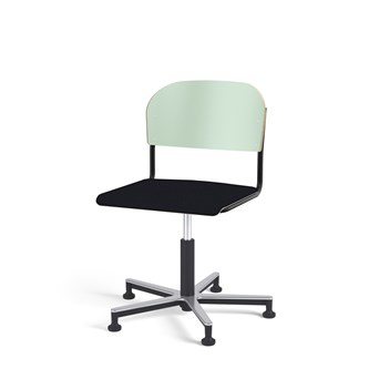 Stol Matte FSC gas Alu glidefot SS svart