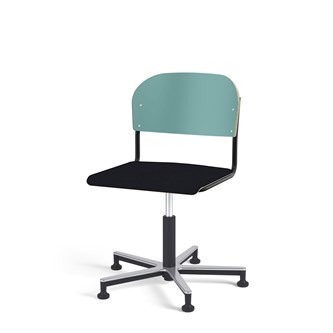 Stol Matte FSC gas Alu glidefot SS svart