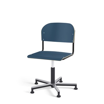 Stol Matte FSC gas Alu glidefot SS svart