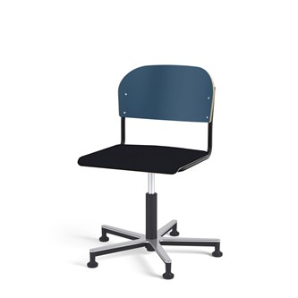 Stol Matte FSC gas Alu glidefot SS svart