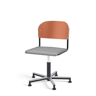 Stol Matte FSC gas Alu glidefot SS svart