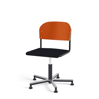 Stol Matte FSC gas Alu glidefot SS svart