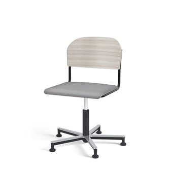 Stol Matte FSC gas Alu glidefot SS svart