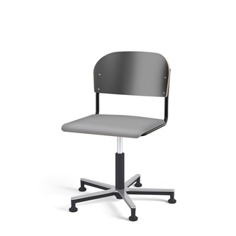 Stol Matte FSC gas Alu glidefot SS svart