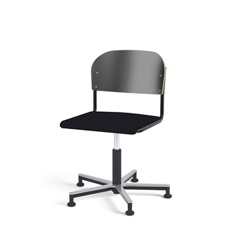 Stol Matte FSC gas Alu glidefot SS svart