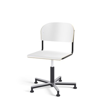 Stol Matte FSC gas Alu glidefot SS svart